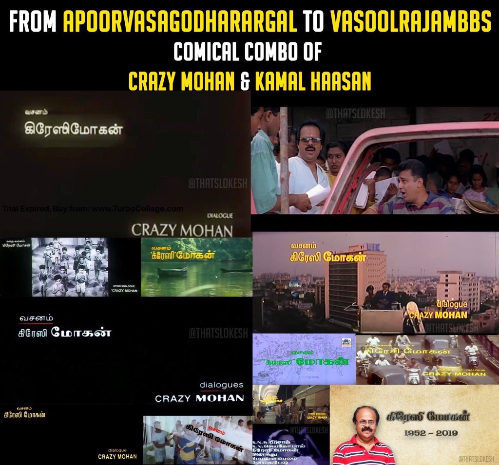 hariramsivakum1's tweet photo. Nothing to match this Legend’s comedy The right tribute is to watch his memorable performances laugh and keep laughing. That’s what he wanted. It’s crazy to Say RIP you are always with us 🙏🏾  https://t.co/2LMFQS7qam #CrazyMohanLeavesAVoid #GoodWritter #GoodActor #GoodDramaArtist https://t.co/40pvO58iIb
