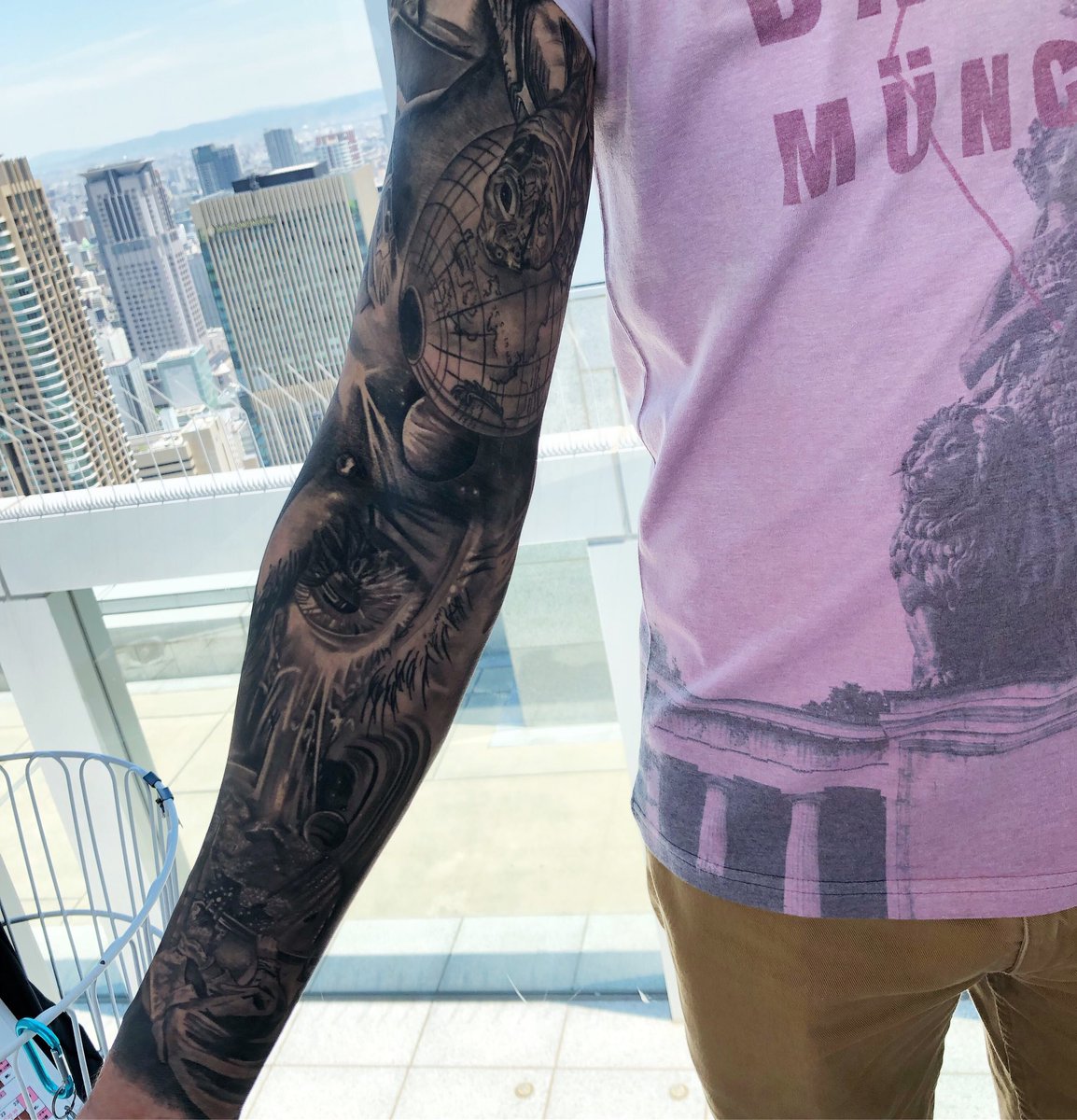 Universe Tattoo Sleeve / 75 Universe Tattoo Designs For ...