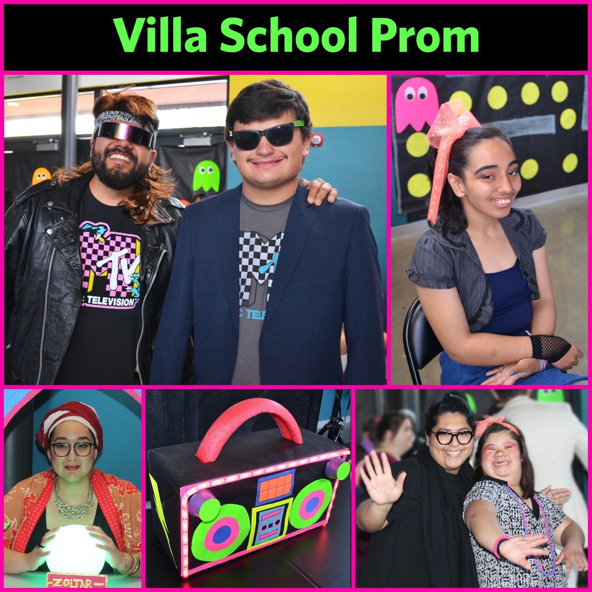 VESPasadena's tweet photo. #VillaSchool students enjoyed their #VillaProm ! Thanks to the hard work of staff, students got the full high school prom experience–a grand entrance with photos being taken, fabulous themed outfits, great DJ to dance to, and fully decorated space to enjoy their #80s themed prom! https://t.co/Lemnf6IX0H