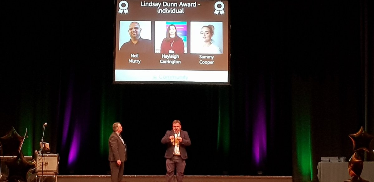 #welldone Neil on winning the Lindsay Dunn #award #volunteering #makeadifference #sayingthankyou #community #celebrating @blackburndarwen #volunteerawards @NCVOvolunteers