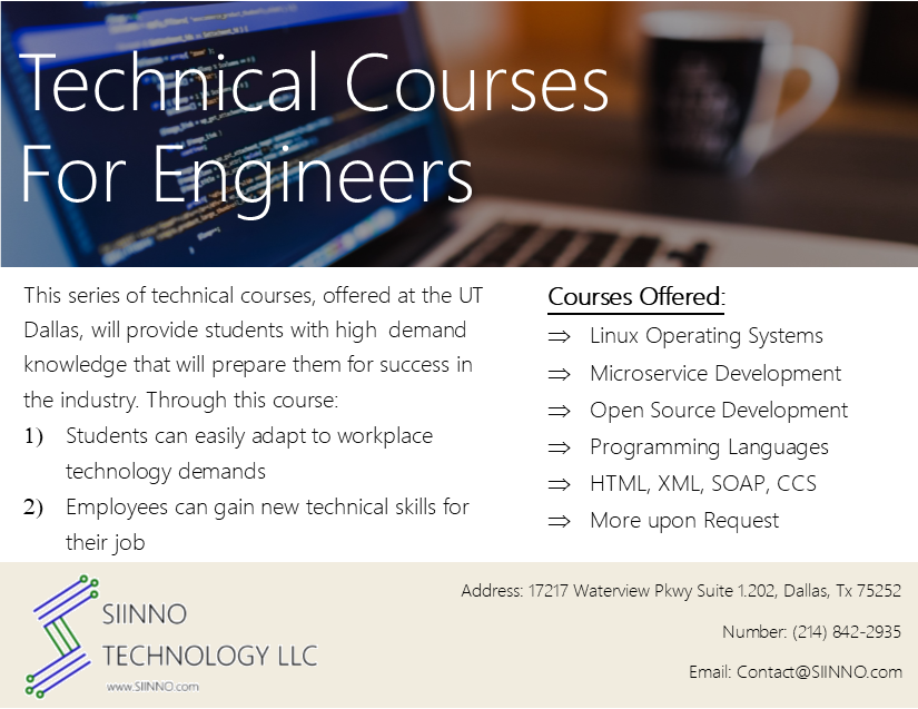SIINNO_Tech's tweet photo. Technical skills such as web design, and operating systems, are highly valuable in your everyday workplace. SIINNO will be hosting workshops to provide our community with skills that are in demand. https://t.co/PJW3ozpd0o