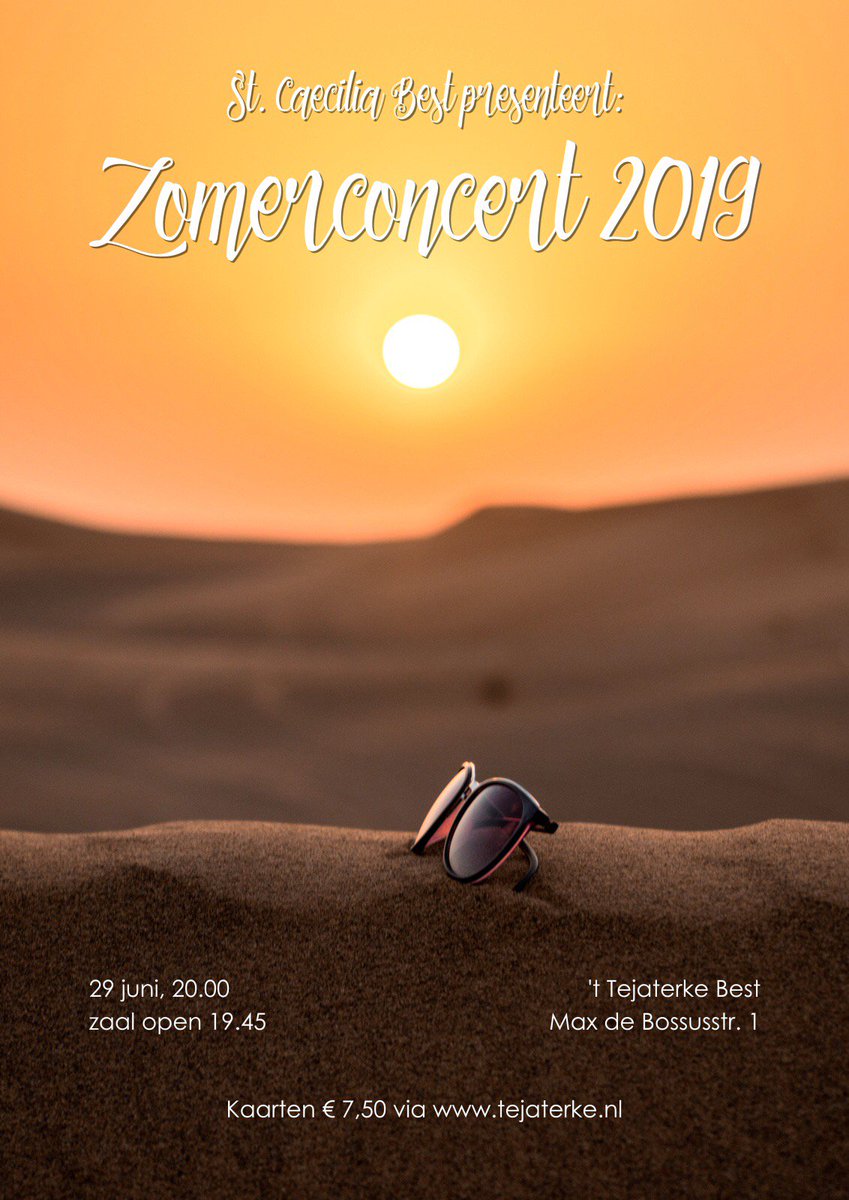 Het Zomerconcert van het Groot Orkest op 29 juni wordt een zeer afwisselend en gezellig concert met een mix van allerlei muziekstijlen. Het accent ligt deze keer op het wat lichtere genre. Kaarten kosten slechts € 7,50. U kunt ze bestellen op tejaterke.nl/programma/zome…