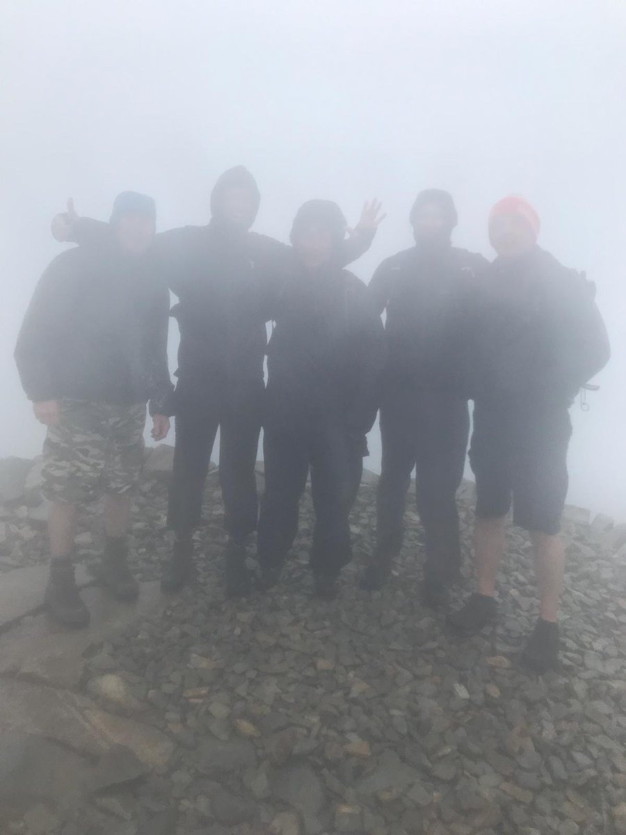 dako326's tweet photo. What a great few days this was with a top bunch of lads. The climb up Scafell Pike was testing, but all came through it successfully.

Cold, wet &amp; windy but we never stopped laughing 

#MooreOnTour https://t.co/qC1TbESE6H