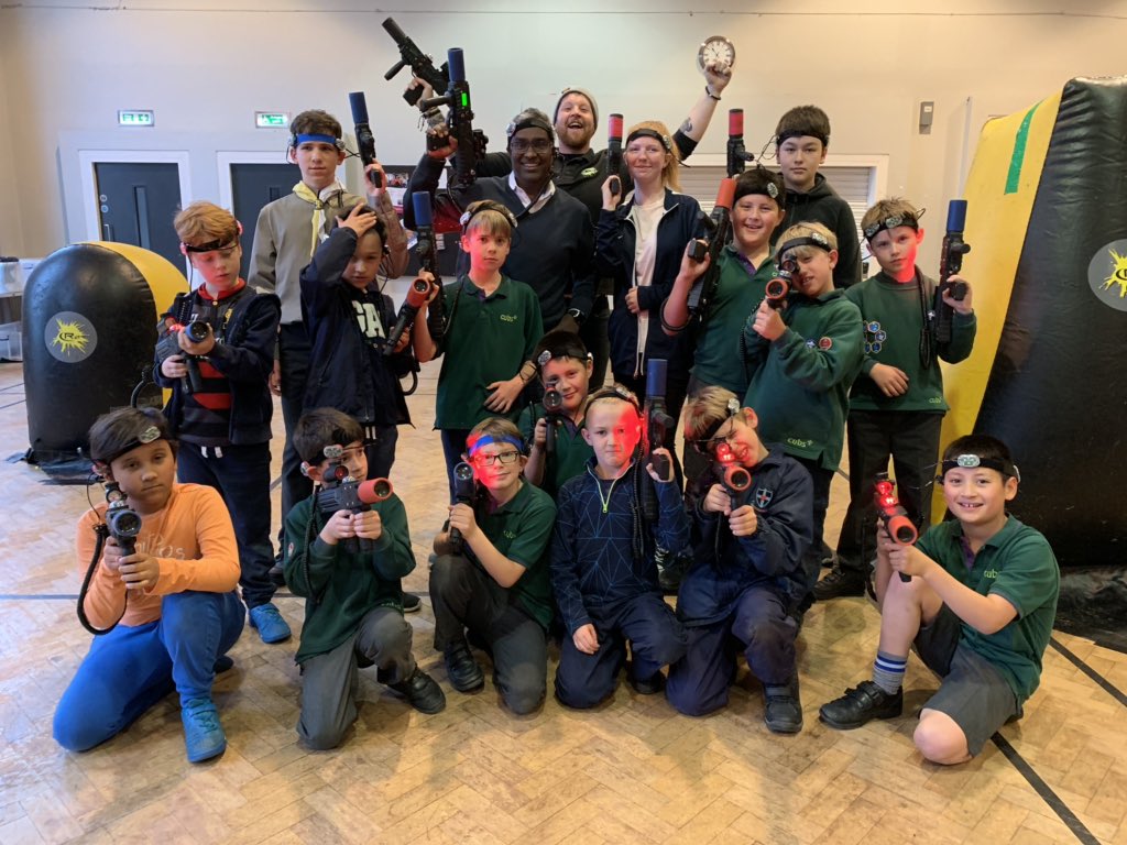 It was a pleasure to arrange today’s Laser Tag event for 9th Wimbledon Beavers, Cubs and Scouts..Considering the weather, on this occasion we were happy to be indoors 💦☔️🦆