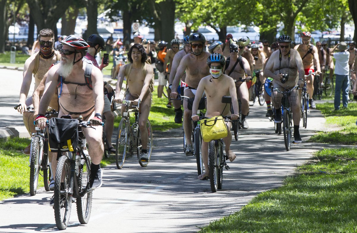 How To Take Part In World Naked Bike Ride In Toronto.