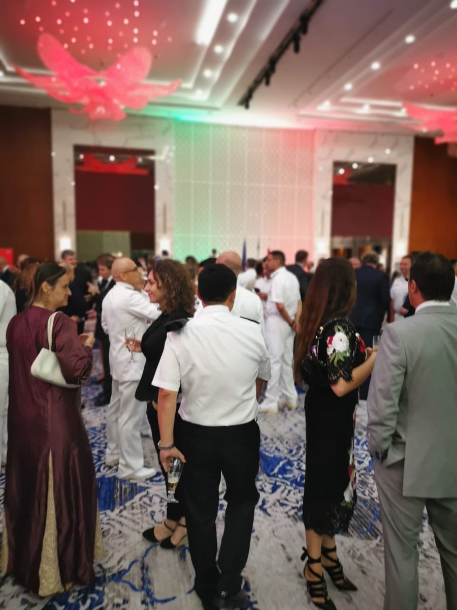 A beautiful evening with our team, partners and friends. Thank you for having us for the Italian National Day celebrations! <a href="/ItalyinBahrain/">Italy in Bahrain</a> #Bahrain ✨