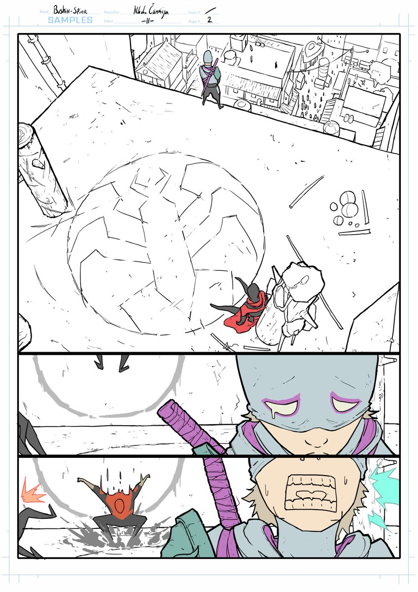First three pages of my ''Way of the spider'' samples.
The other half can be seen on my Artstation profile or in the link here:
https://t.co/cULZkhDNlZ
Fingers crossed for the future!
#SpiderMan #spiderverse #bushinverse