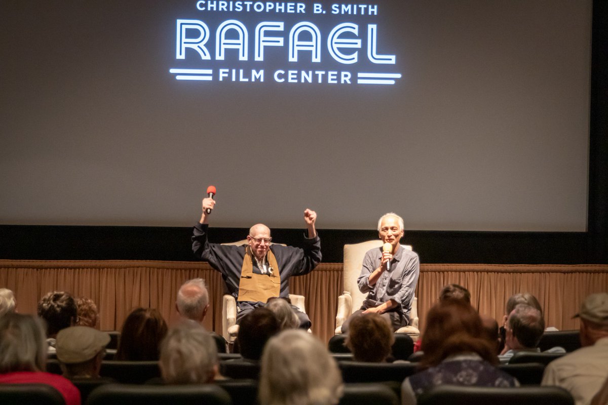 cafilminstitute's tweet photo. What a weekend! #JakobDylan &amp; #AndySlater w/ @echointhecanyon, @marineinstitue #SebastianNicholls w/ @WondersOfTheSea, #AvivaKempner w/ #TheSpyBehindHomePlate  &amp; @buddhistfilm #GaetanoKazuoMaida &amp; #DairyuMichaelWenger w/ #EnlightenmentGuaranteed 📸 Kirke Wrench, Steve Disenhof https://t.co/YT2IWWhOdZ