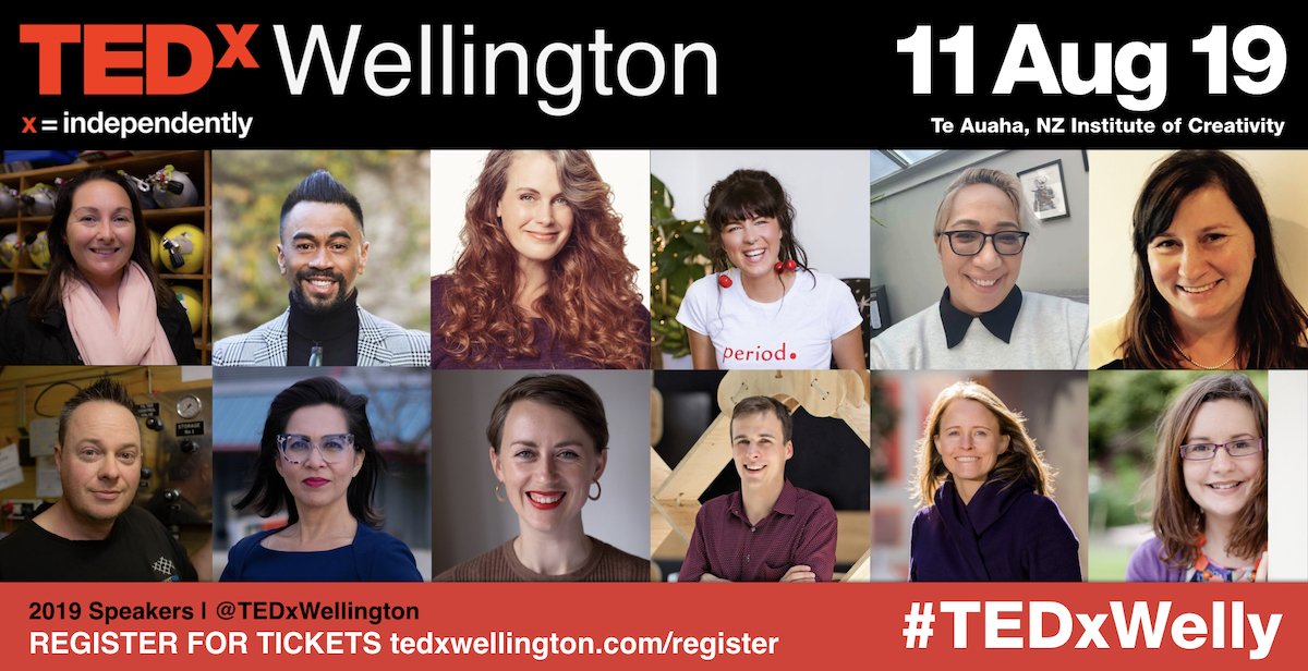 ANNOUNCEMENT #TEDxWelly is back with a new 2019 theme / speakers / ticketing system -> check out the news, launch video, speaker bios plus register NOW tedxwellington.com/2019/06/11/201… PLEASE RT LIKE THE LOVELY PEOPLE YOU ARE
