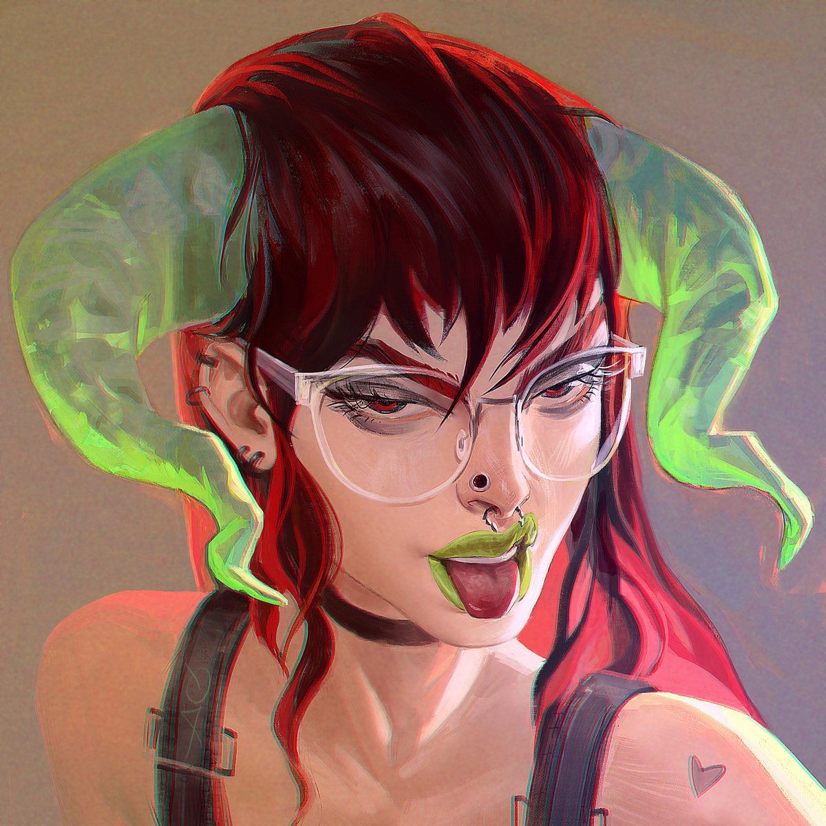FiboDemons's tweet photo. someone once told me I only paint bad women, what do you think? #art https://t.co/KQ3eMD0rBj