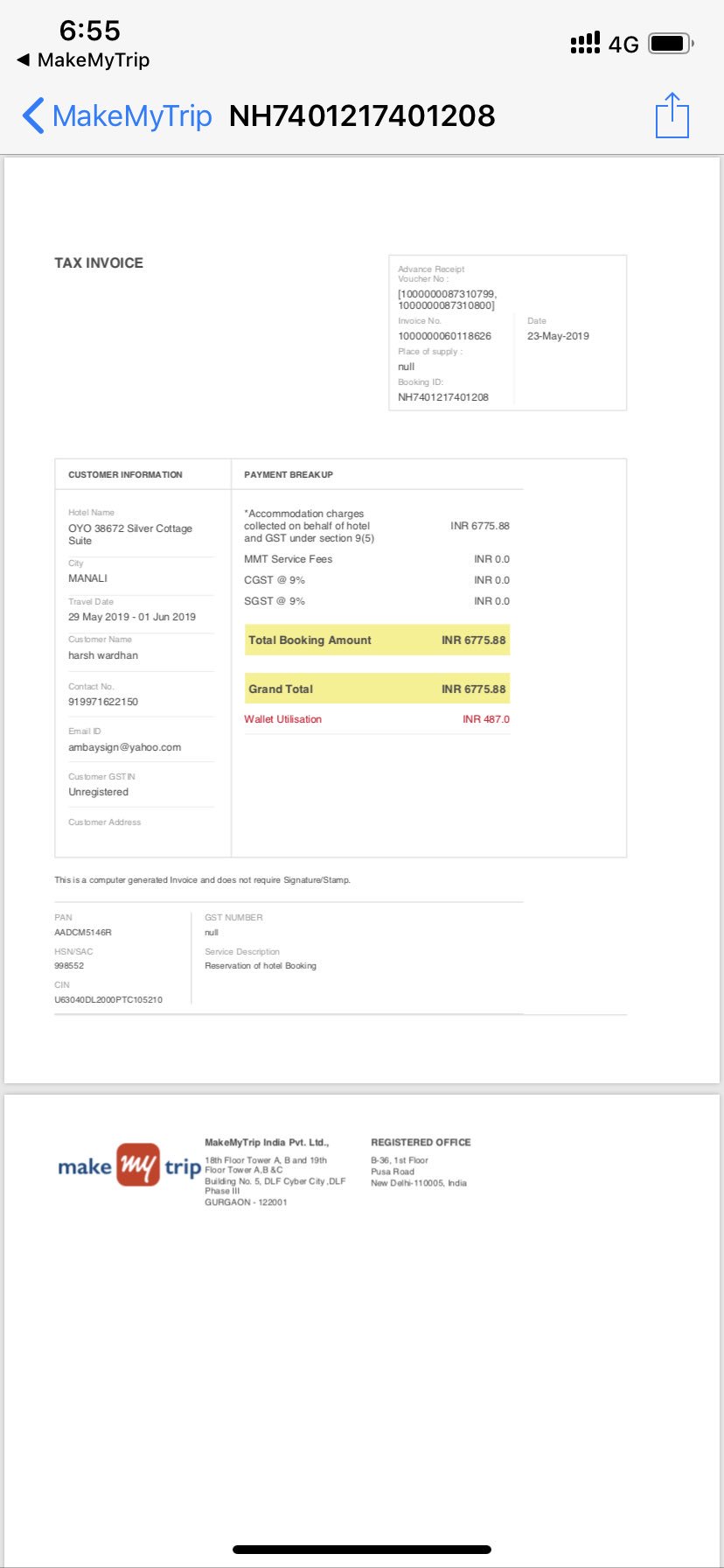 Makemytrip care on twitter harshwa58753204 we are already working on