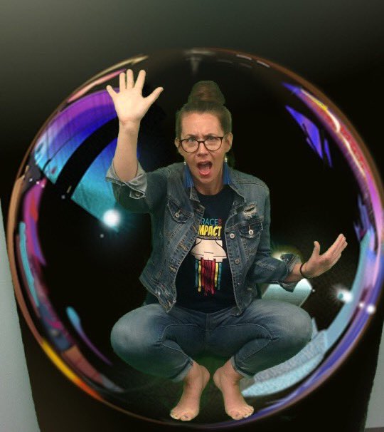 MeganOrtolano's tweet image. I hate to POP your bubble... (see what I did there😆) If you weren’t in our digital storytelling session this afternoon - you totally missed out! Don’t be sad, you can come see us for a repeat @ KHS on 6/11 &amp;amp; 6/13. #HumbleISDPOP #humbleTILT #GreenScreen @DoInkTweets