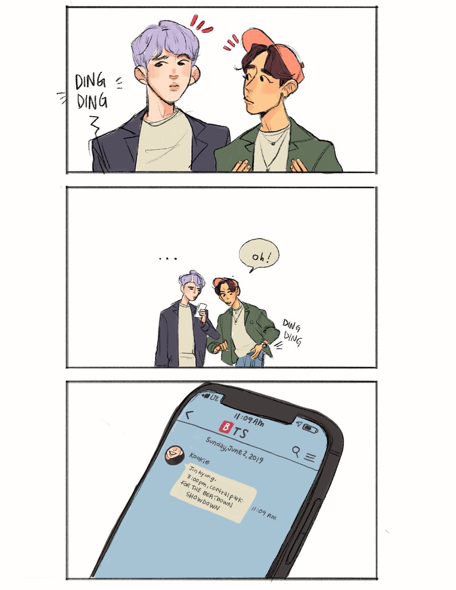 Throw down at Central Park 8:00PM
Be there or be square 
#bts #ot7 #btsfanart 