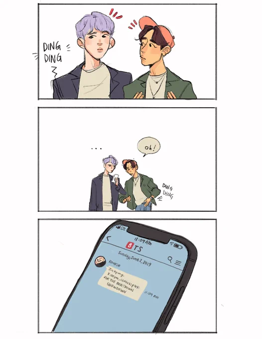 Throw down at Central Park 8:00PM
Be there or be square 
#bts #ot7 #btsfanart 