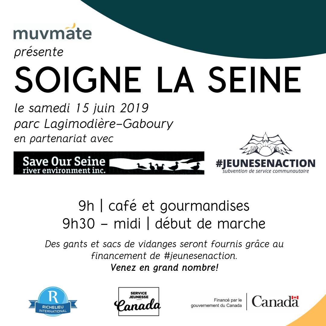 SaveOurSeine's tweet photo. Volunteer Opportunity! June 15th 9am-12pm @ Lagimodiere Gaboury Park. Soigne la Seine Care for the Seine. Snacks & Coffee at 9am, clean up to start at 9:30am. #saveourseine #seineriver #getoutside https://t.co/pxFn9hiOOb
