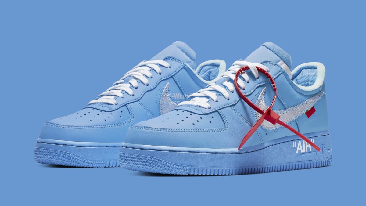 off white air force 1 blue foot locker