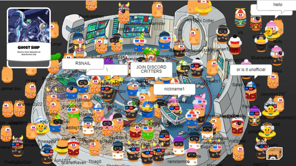 BoxCrittersLive's tweet photo. Welcome all the new players to our community! Big thanks to @Vailskibum94 for his video! We are live now come join us @boxcritters https://t.co/x6C4K5T42m Join our discord now! https://t.co/zx20nXRZVd
#discordcritters #boxcritters https://t.co/a6JctzfxbH