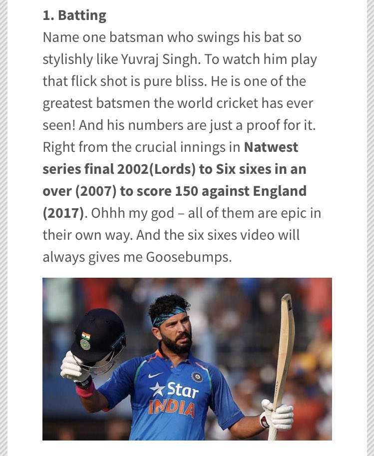 YuvzelSlays's tweet photo. IRREPLACEABLE.
Yes you heard that right. There won’t be another Yuvraj Singh. He has a special place in our heart. #ThankyouYuvi @YUVSTRONG12 https://t.co/5i4pDLxveI