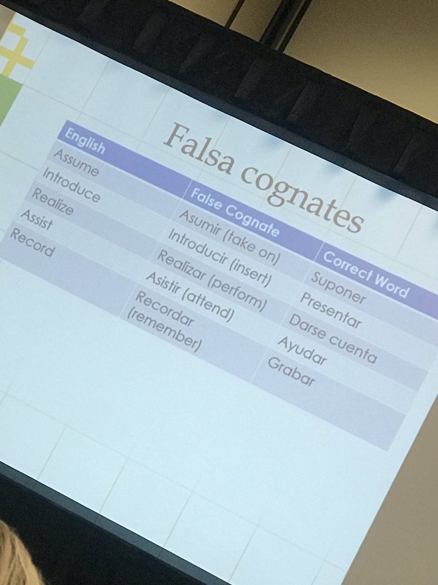 BusInsLEsola's tweet photo. #safety2019 session on Latino workers and translating words that sound similar to English words... don’t forget “embarazada” it means pregnant, not embarrassed 😂 https://t.co/FWDWB8jkvC