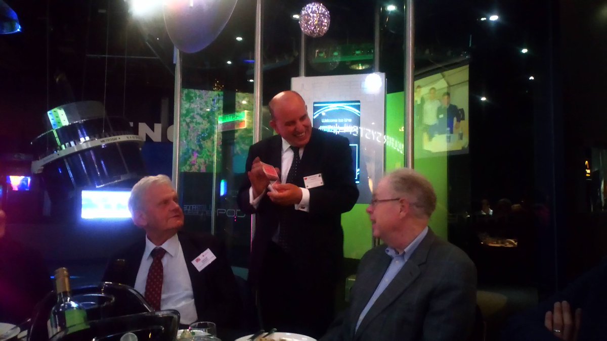 Our magician is baffling the organising committee.