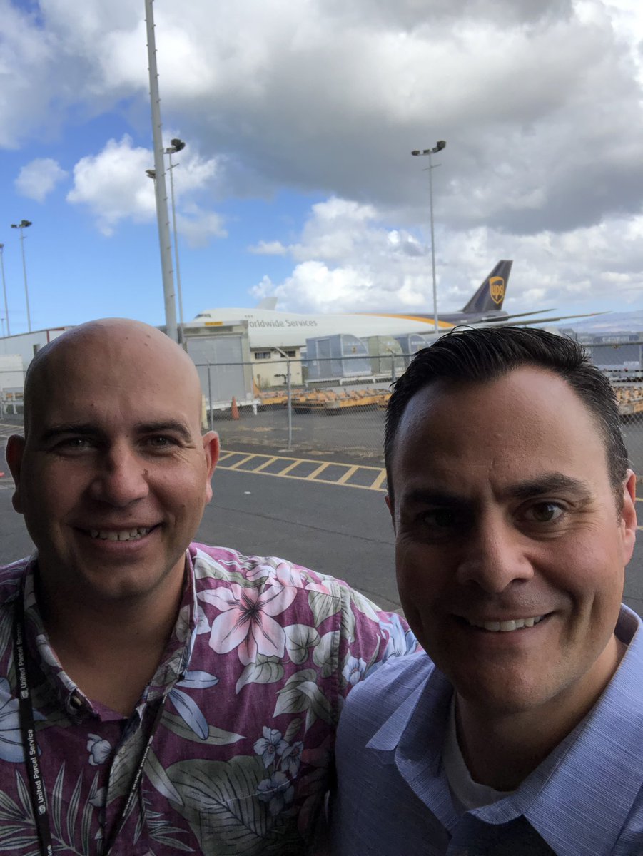 Thank you @JonJbierly for letting me spend the morning with you in your operation. Thanks for the partnership and great things are happening in Hawaii! @SouthCalUPSers @jrindafernshaw @Nelliestretch @IllinoisUPSers