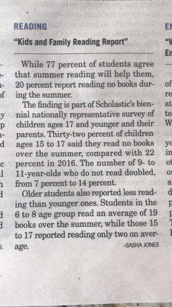 Don’t waste your summer. Make sure you’re reading to  keep your brain from regressing during summer break. #readingmakesyousmarter