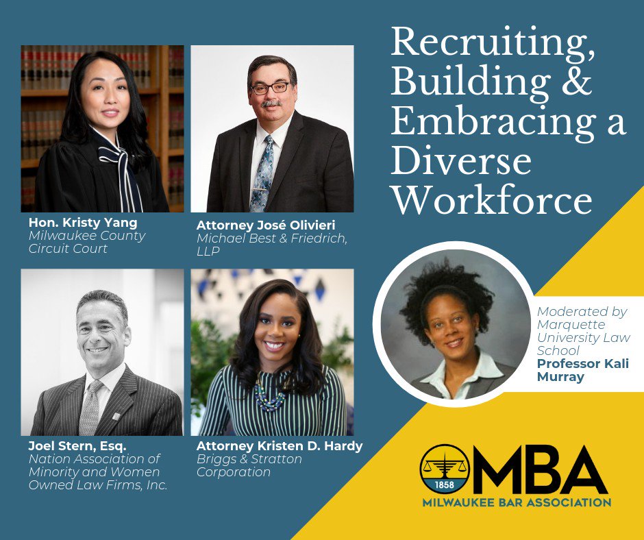 AttyKris's tweet image. See you shortly at @MKE_bar !
@mulaw @JoelStern7 @WAALawyers @WisconsinAABA #WHLA