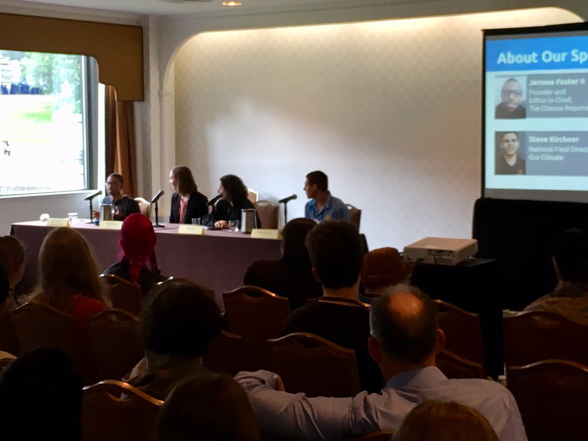 Live from #CCL2019, @JeromeFosterII from @ReportOnClimate speaks on the Youth in the Climate Movement panel.