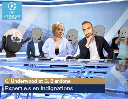 Nos experts en indignation  @ParisPasRose et  @gblardone nous rejoignent sur le plateau. En 2019. Tout. Va. Bien.Entre déprime et dégoûtHonte de rien.Vous la sentez venir la dictature ?Non rien...Changez rien surtout.Hâte de vous voir expliquer ça au juge