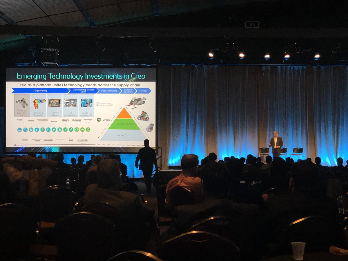 cmgonzalez85's tweet photo. Digital solutions like #AI generative design, #IoT driven design, multiphysics, & #AugmentedReality collaboration will help customers embrace emerging technologies. #PTCPartnerSummit #Liveworx https://t.co/BLqhj7Ic4Y