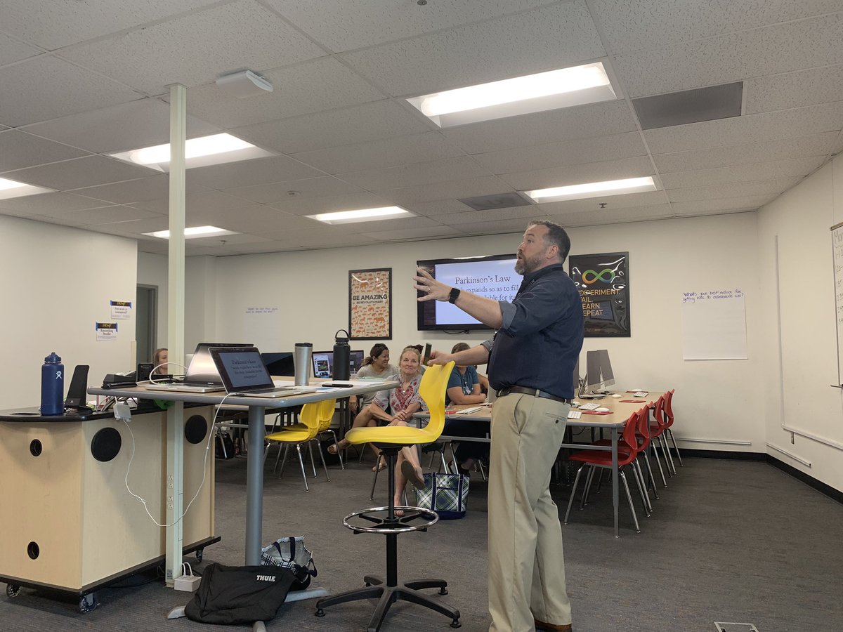 Today we open our inaugural session of EdCraft with our teachers who are ready to develop routines and strategies to share with others. This week is about innovation and growth and community. #wearelcusd #lcusdlearns Shout out to <a href="/mrpasz/">David Paszkiewicz</a> and <a href="/lstaleylcusd/">Lindsay Staley</a>