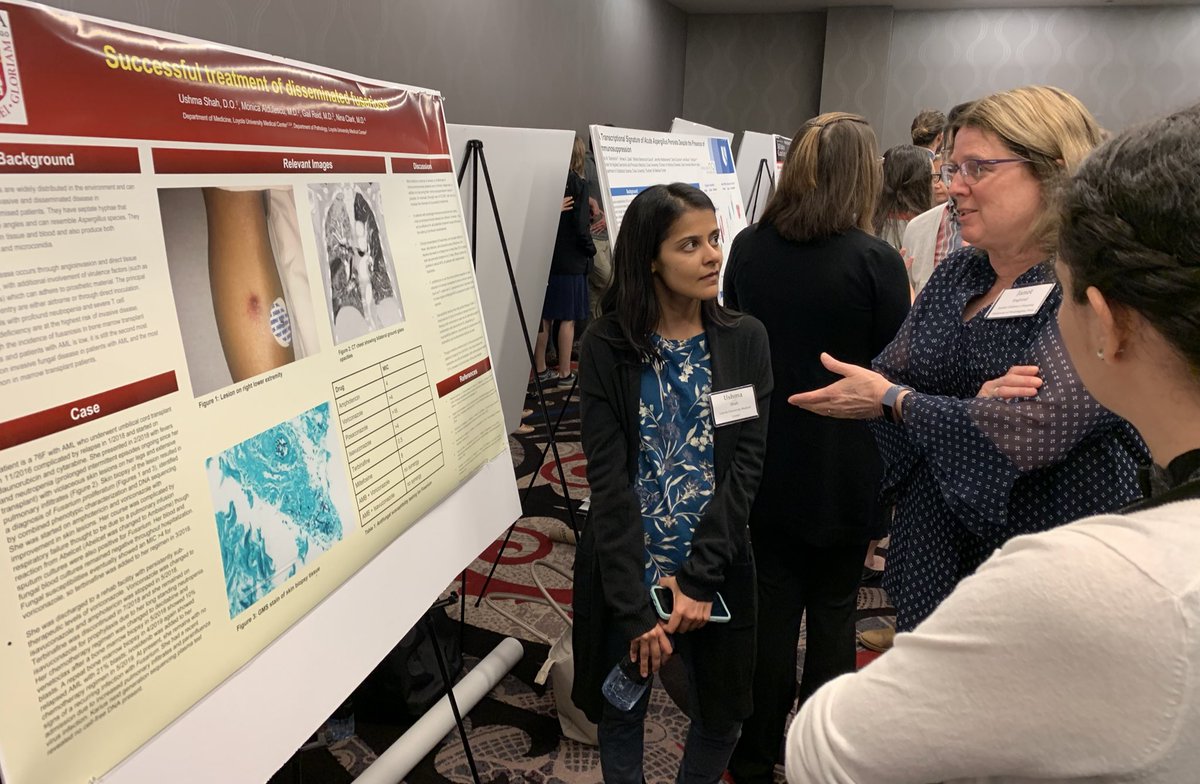 Great showing at this afternoon’s poster sessions! ☺️🦠📊🔬 #IDSymp19
