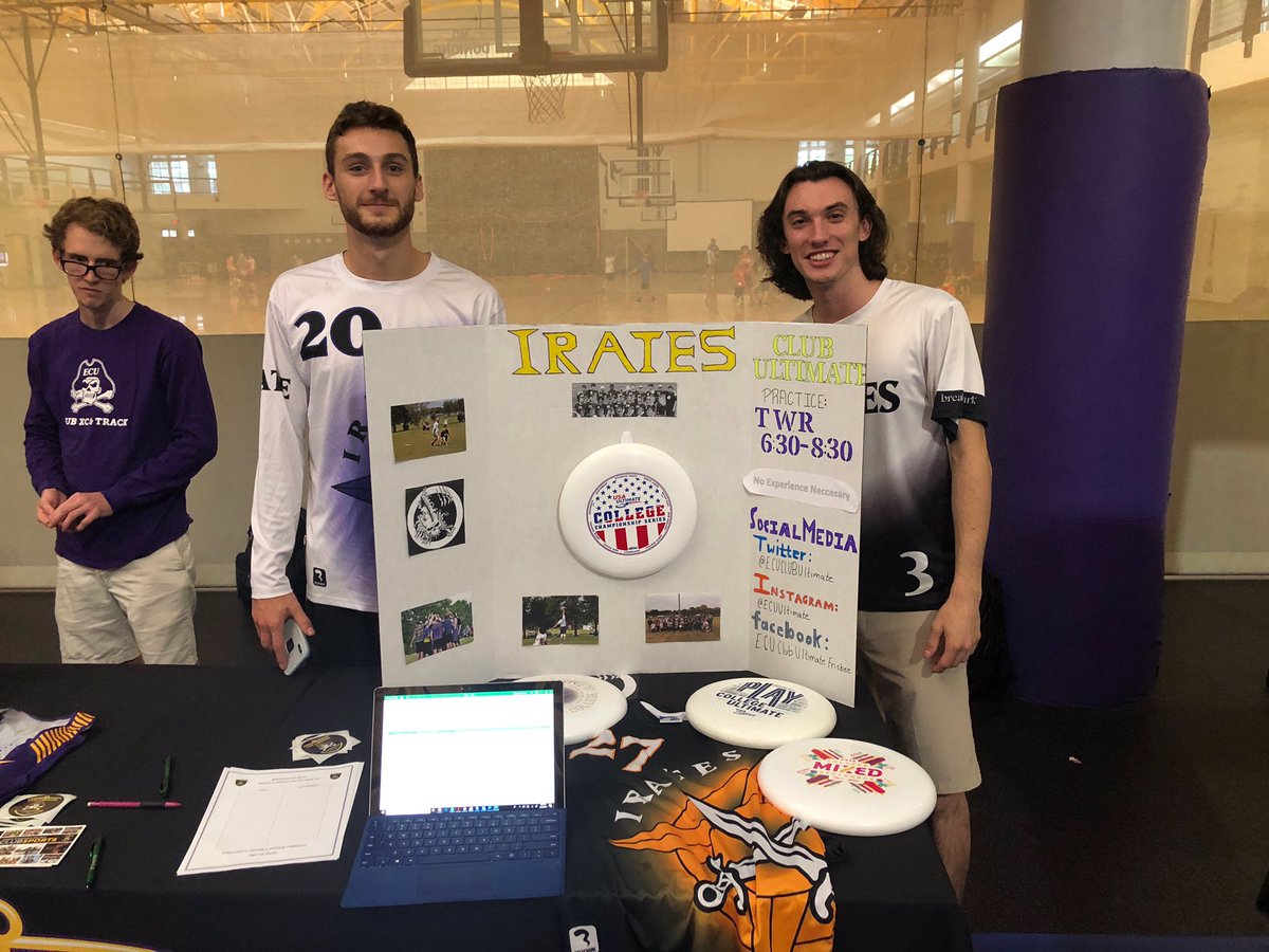 Welcome #ECU23! Find the Irates in the rec center during orientation for more information about our club! #ECUorientation #clubsports <a href="/Pir8ClubSports/">ECU Club Sports</a>