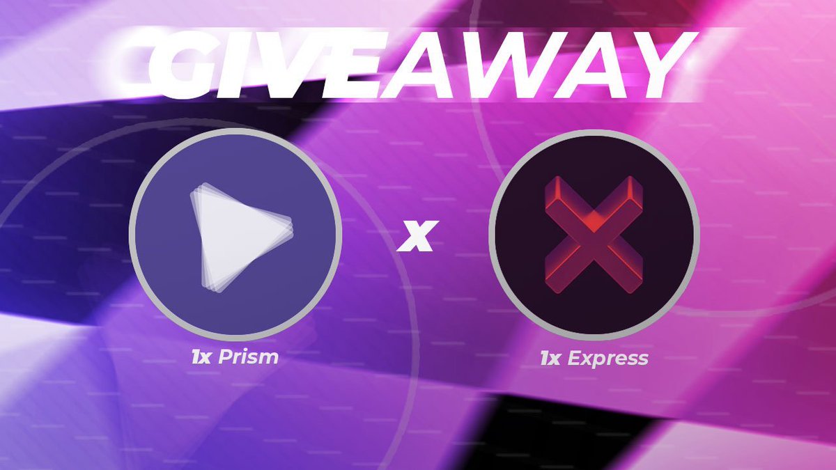 PrismAIO's tweet photo. 🚨GIVEAWAY🚨

Prizes:
1 x @ExpressNotify Membership
1 x @PrismAIO Bot Key

How to Enter:

RT + Follow the tweet!

24 Hours to Enter!

Good Luck! 💜❌ https://t.co/hFpUUproNu