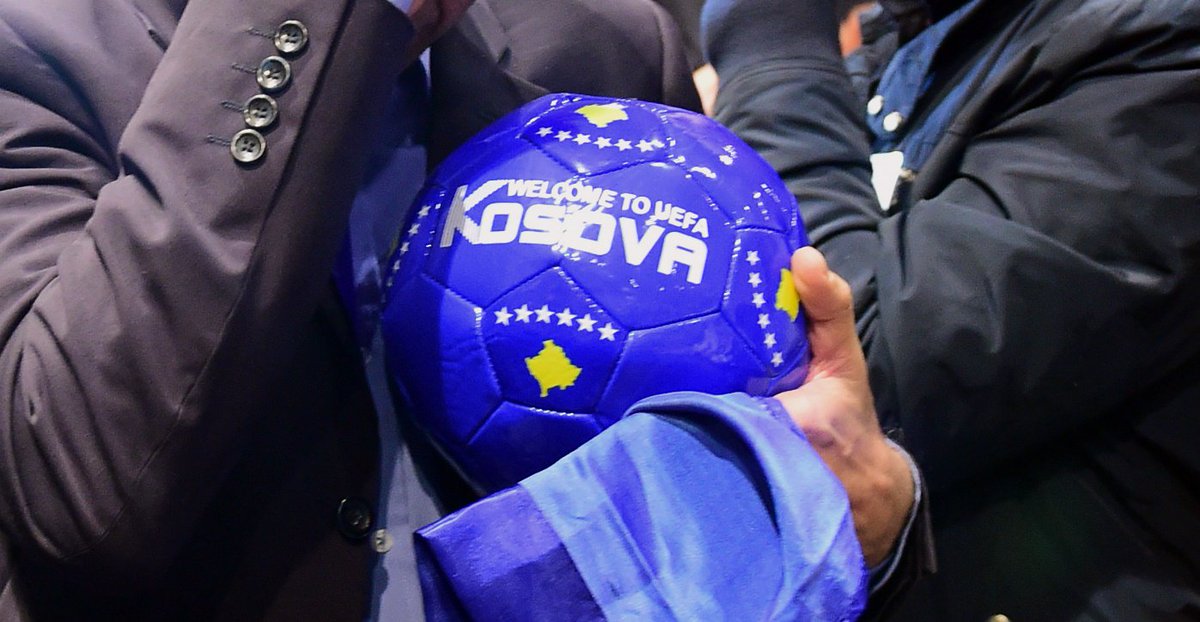 bet365's tweet photo. In 2016, Kosovo were accepted into UEFA.

They topped their Nations League group with a +13 goal difference and have won their first ever qualification match thanks to a last-minute winner.

They're currently unbeaten in 14 - the best run by any team in Europe.

What a story. https://t.co/l7LK4Y06sa
