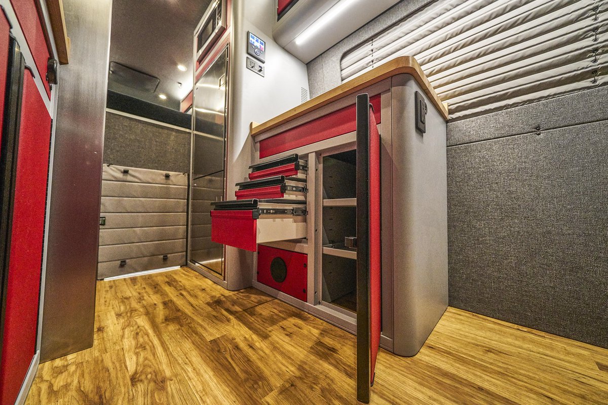 _CTech's tweet photo. Our partners at TouRig build some pretty kick-ass adventure vans! Here's one that was recently featured on @TheShopMagazine; fully outfitted with two-toned CTech cabinets to make the most of a small space! #adventure #nicevan #camper

Read Here: https://t.co/B4d0jWPdCV https://t.co/c4f56k9HTs