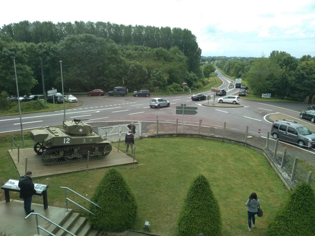 WarwalkerUpdate's tweet image. American D-Day landings on the Contentin Peninsular: Iron Mike statue in memory of 82nd US Airborne and General Gavin overlooking La Fiere Bridge; memorial to Major Dick Winters nr Utah Beach; Dead Man's corner and the road to Carentan