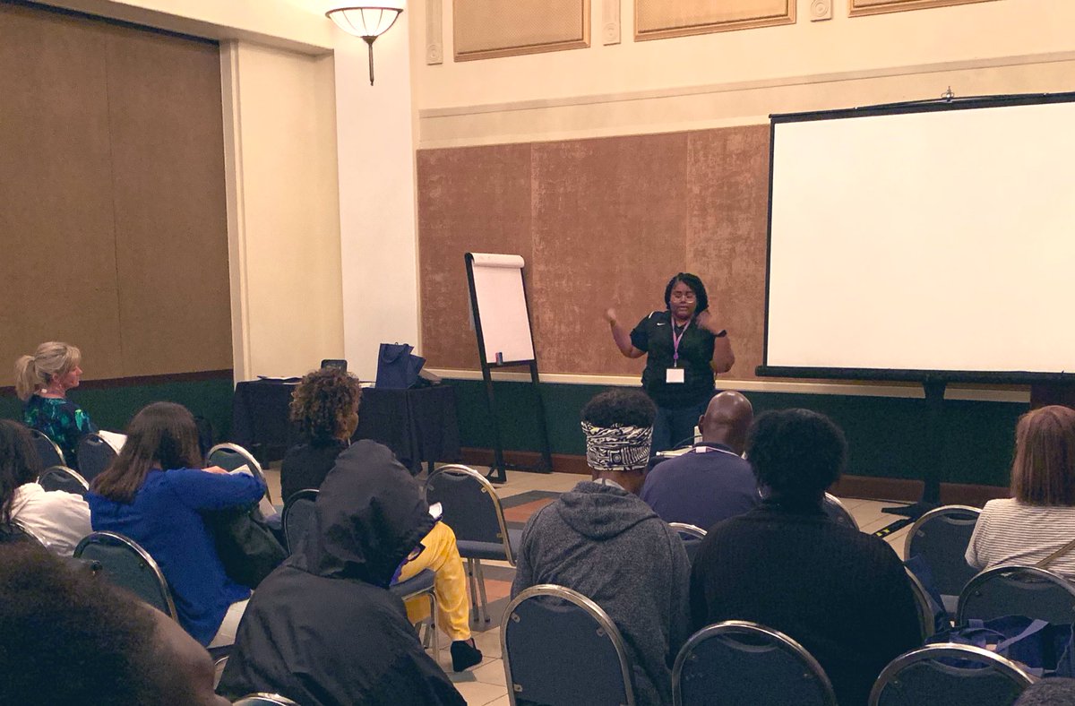 JTFoundation99's tweet photo. This afternoon @TeamLevit @PoeticEpiphany &amp; Gaby were joined by @bluapplePoetry #CORE poets Nyah &amp; Taylor while presenting at the #BCPSEquityConference to discuss #studentvoice #equity #diversity #inclusion #EquityandDiversityDept @dwatkins1 https://t.co/1Kgju2I6jG