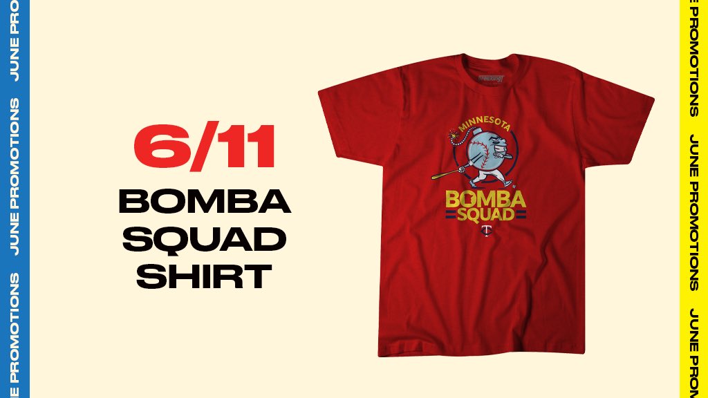 twins bomba squad shirt