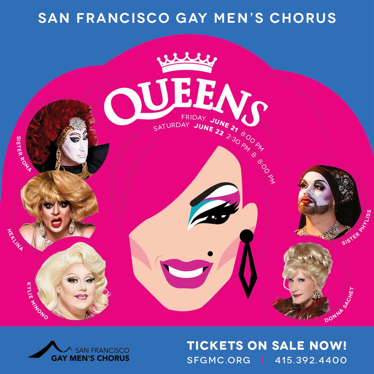 Heklina's tweet photo. Seen on the street! Join us &amp; @SFGMC next weekend June 21st &amp; 22nd 🌈🎟Info &amp; Tix at https://t.co/6xcORC5l55 https://t.co/7P78JvRSyb