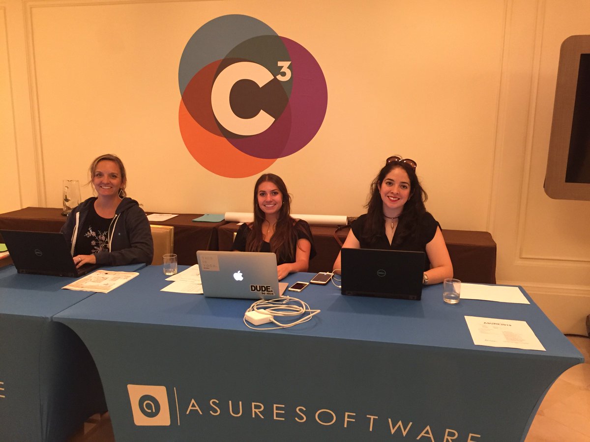 Asure_Software's tweet photo. Our event team is getting ready to greet our 2019 C3 User Conference Attendees in New Orleans!  “Laissez les bon temps rouler” #AsureC32019 https://t.co/EehYdhAOff