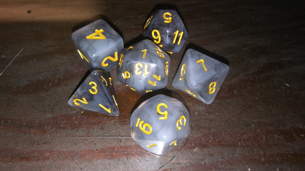 BossPaeGan's tweet image. These arrived this morning #DicePorn #BlueJade #CrystallizedSmoke @TabletopLoot