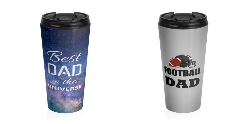 BuyKitchenTools's tweet photo. Our exclusive collection of stainless steel travel mugs are 20% off! A unique #FathersDay gift. 🎁 FREE Shipping. 🚚
https://t.co/K2tKbE6kDm

#FathersDay2019 #giftsfordad #fathersdaygiftideas #soccer #baseball #football #basketball #hockey #coffee #mugs #Space #coffeelover https://t.co/6WmnSPgM5R