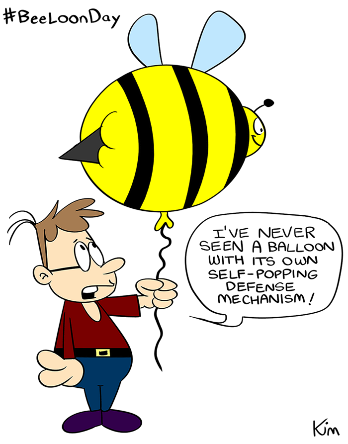 picpak's tweet photo. I was informed this had too much #Loon and not enough #Bee! Nevertheless, here's my #BeeLoon! #BeeLoonDay @Animaloonies #animaloon_collective https://t.co/oWDeSt2w7l