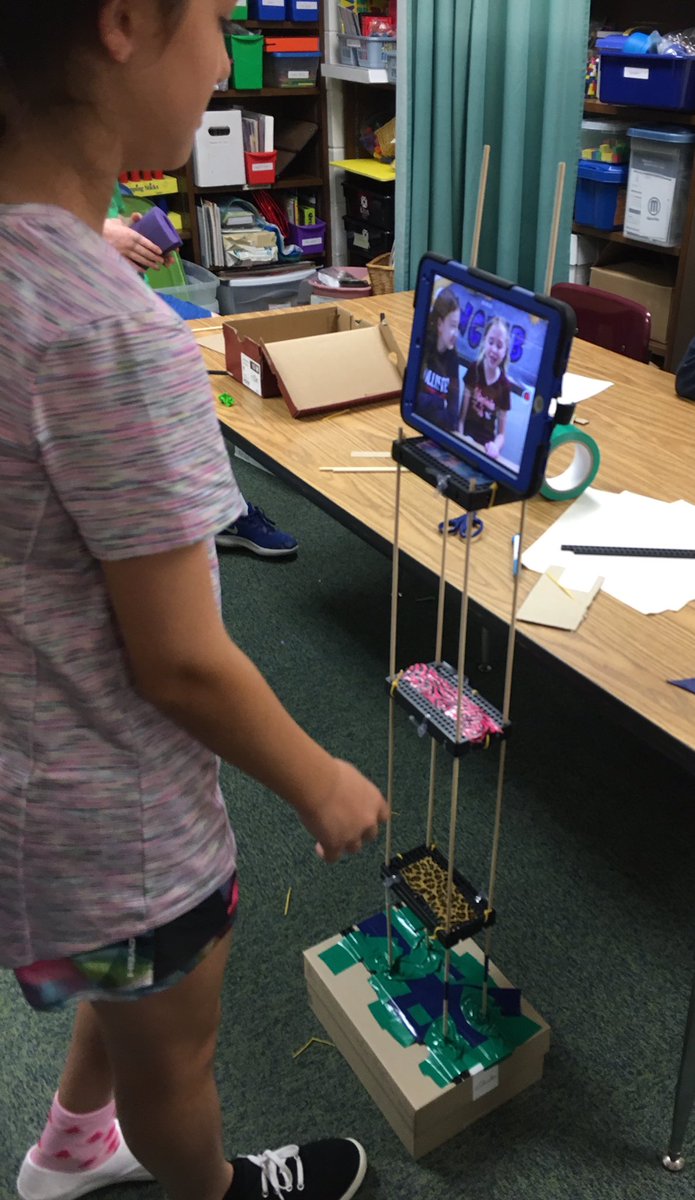 ThreeChoptLib's tweet image. News team wants to make something to hold the IPAD for morning announcements. #criticalthinker #creativethinker #communicator #collaborator #lifeready @ThreeChoptLib @hcpslib