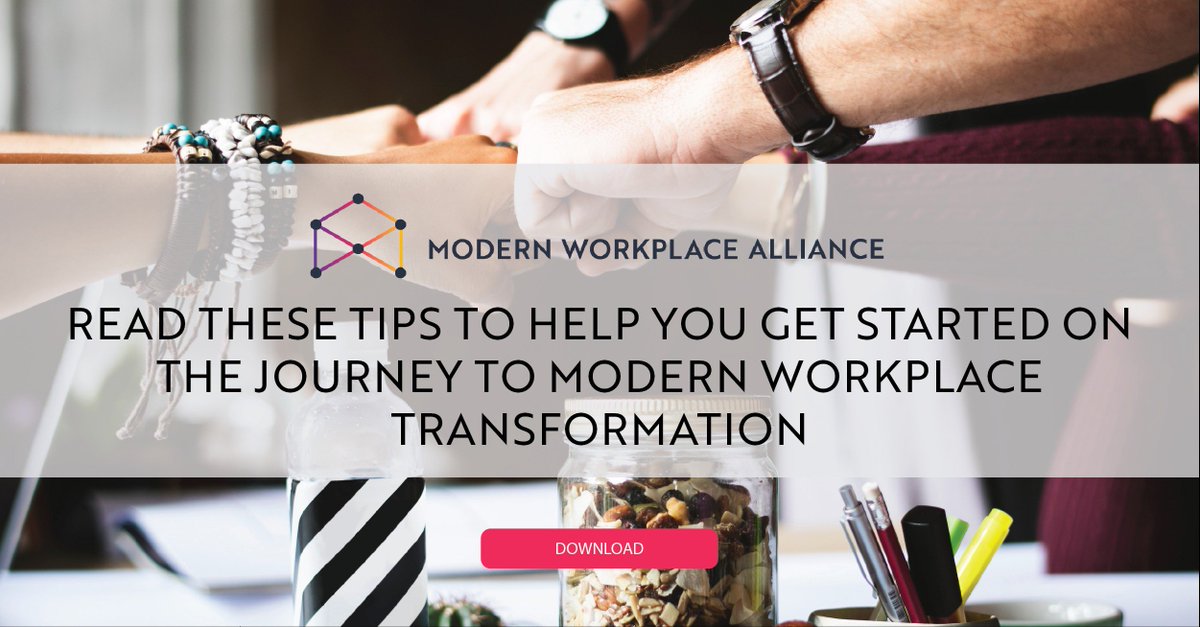 Organisations often think a modern workplace needs to have all the latest technology and applications. However, here at the Modern Workplace Alliance we believe a modern workplace goes a lot deeper than that. Download our guide today! modernworkplacealliance.com/mwa-insights/w…