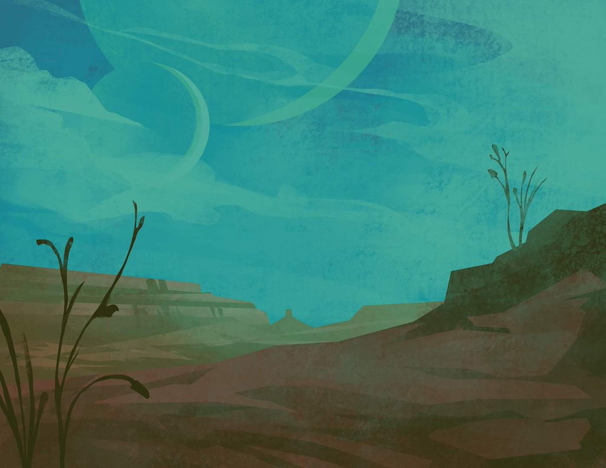 Tina_Draws's tweet image. Time lapse compilation for a planetary surface 🌄
#art #artistsontwitter #csufvisualarts #conceptart