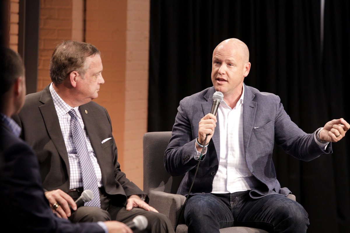 SBTS's tweet photo. “Kids are getting information from everywhere on the planet. We have to give them information about the gospel as well.”
- Alumnus @JimmyScroggins on the CP stage at #SBC19 @SBCCP #TalkCP https://t.co/G1jgUyzDHL