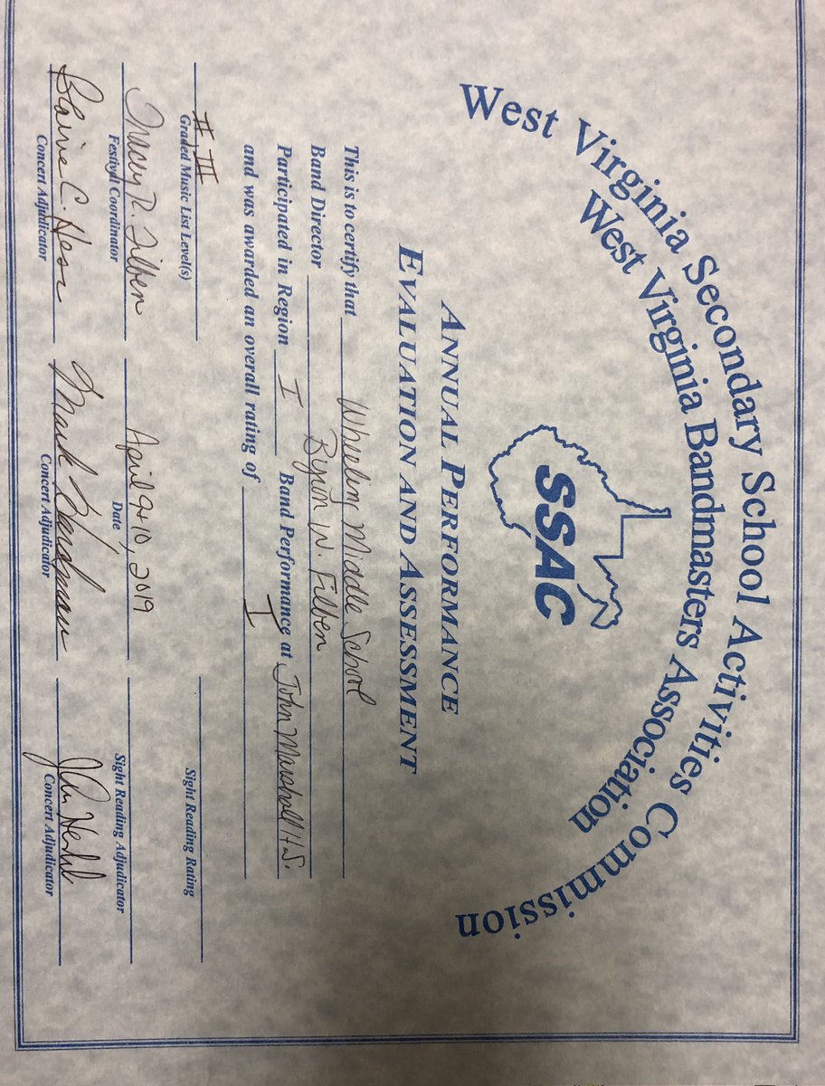 MiddleWildcat's tweet photo. Congrats Wildcat Concert Band 2018 - 2019 https://t.co/3lyYJmps5W