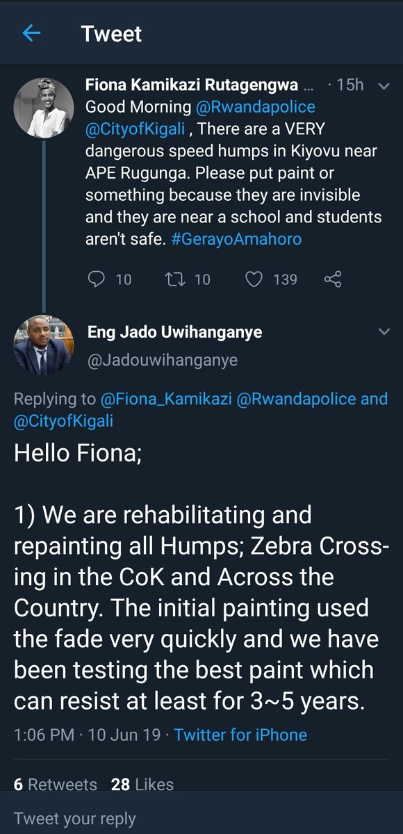 FortuneDawei's tweet photo. A Short Story of why I'm shifting to Rwanda 🇷🇼.💕

It listens and cares about the safety and we'll being of its people.
#Rwot RT if you think so. https://t.co/Q6NsCcJjFj